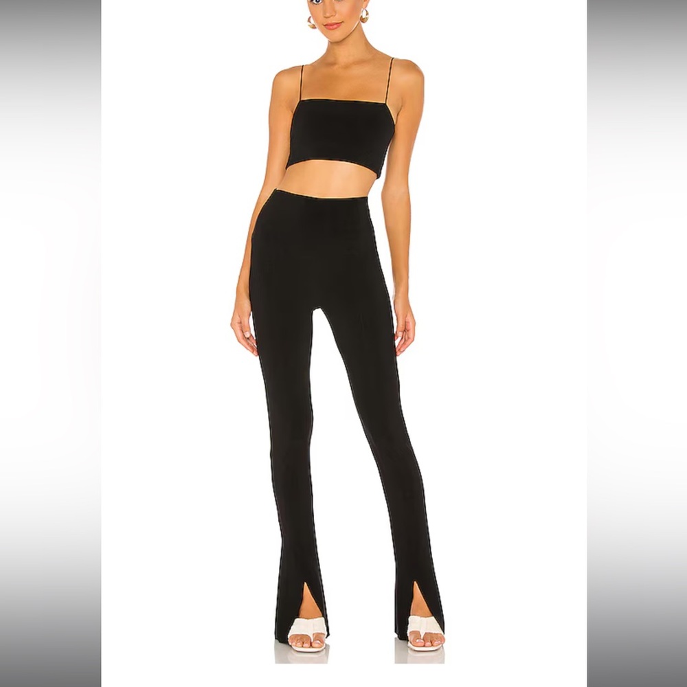 Norma Kamali spat leggings